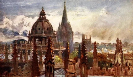 Oxford, depuis le Sheldonian Theatre, 1903